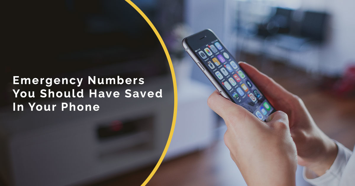 Emergency Numbers You Should Have Saved In Your Phone